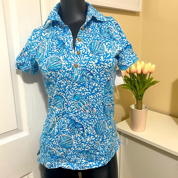 Lilly Pulitzer polo shirt - Picture 1 of 2